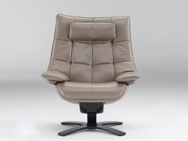 Natuzzi Re-Vive Quilted King Recliner & Footstool
