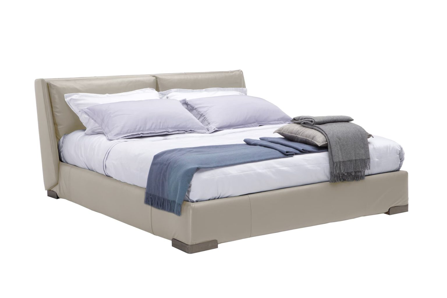 Natuzzi Italia Fenice Storage Bed King - Furnitalia | Contemporary ...