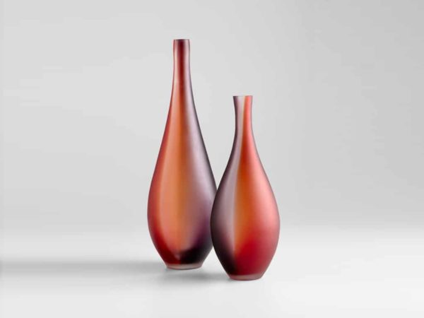 Cyan Savannah Flame Vase SM
