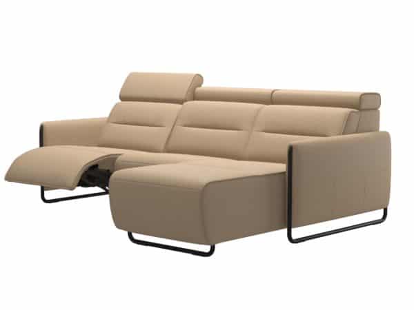 Stressless® Emily 2-Seat and Long Seat Sofa Steel