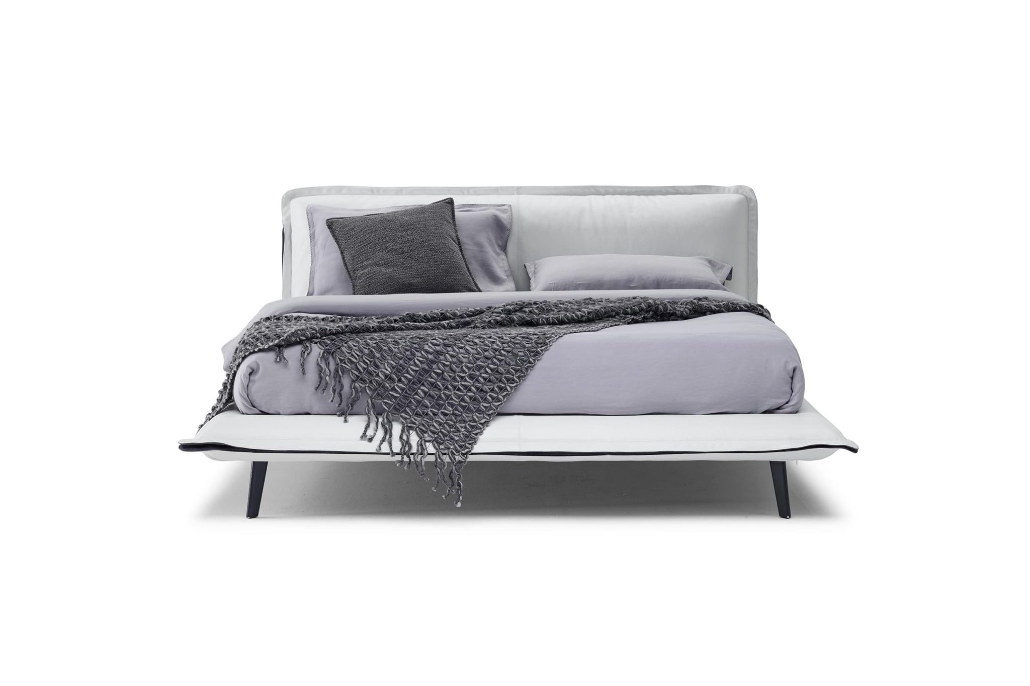 Natuzzi Italia Piuma Queen Bed - Furnitalia | Contemporary Italian ...