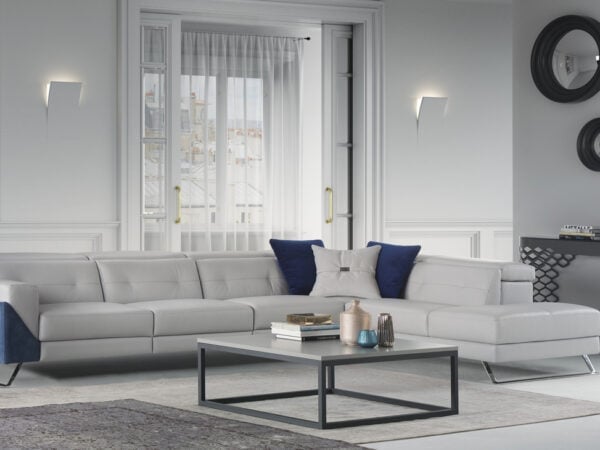 Estro Milano EDITH XL Power Sofa Moon Grey
