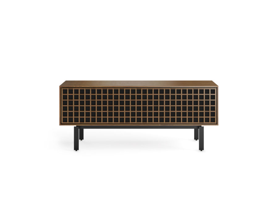 Interval 66 Media Cabinet 7247 BDI Natural Walnut - front view