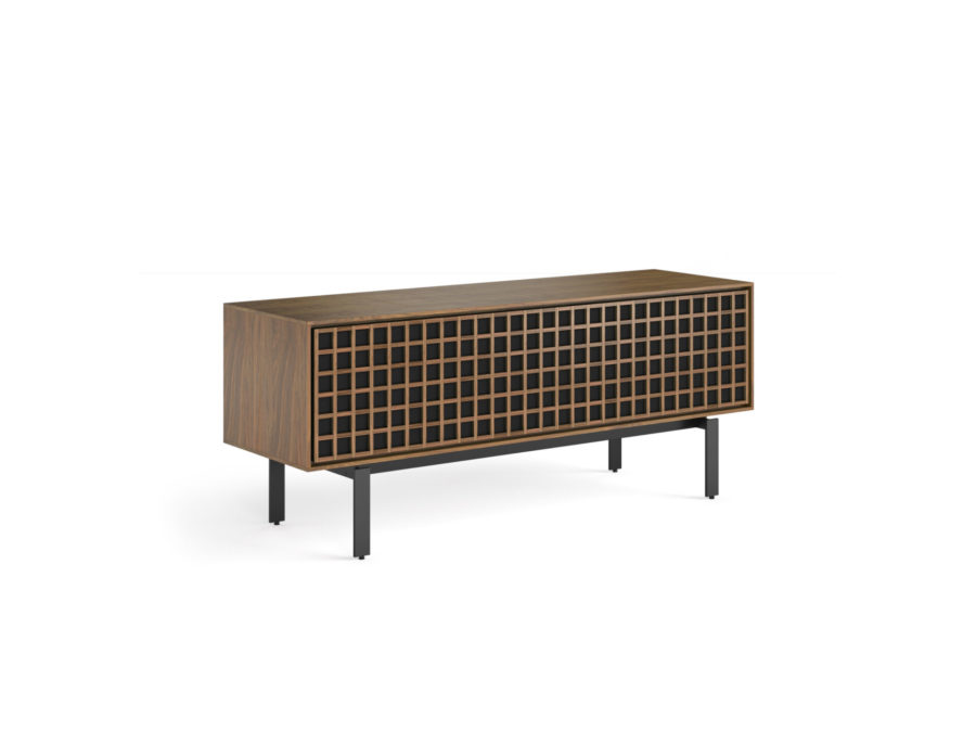 Interval 66 Media Cabinet 7247 BDI Natural Walnut - side view