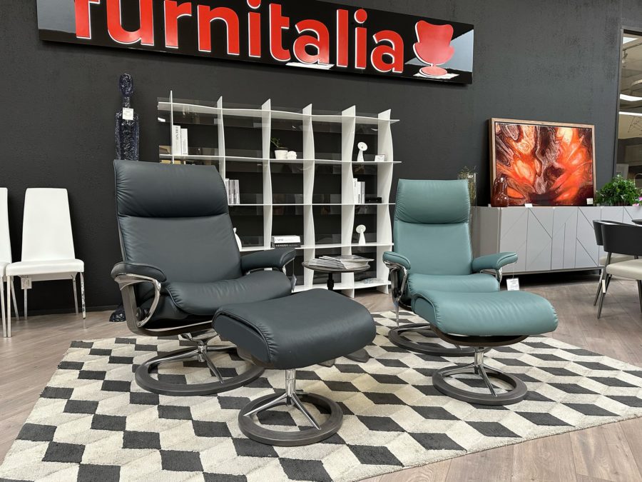 Stressless® Aura Signature S Paloma Aqua Green - Furnitalia | Contemporary  Italian Furniture Showroom