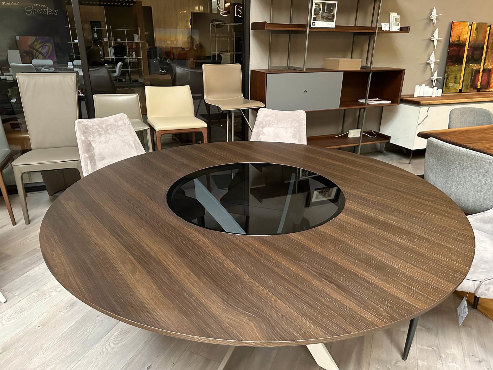 Bontempi Barone Ring Dining Table Spessart Oak - Furnitalia ...