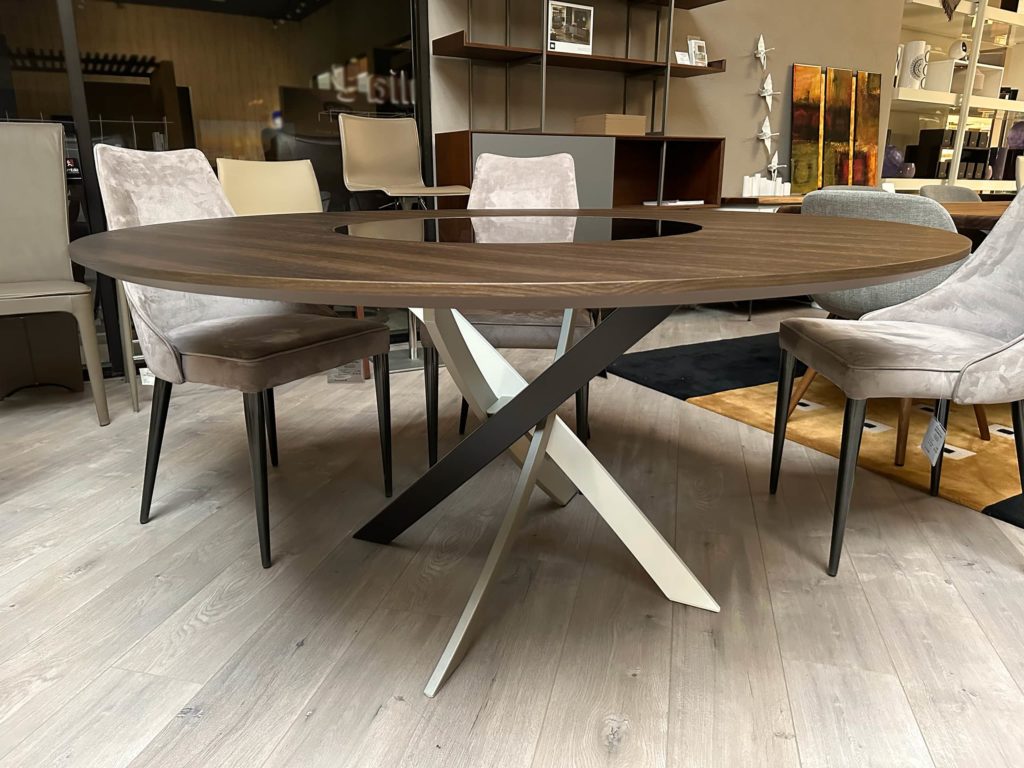 Bontempi Barone Ring Dining Table Spessart Oak - Furnitalia ...