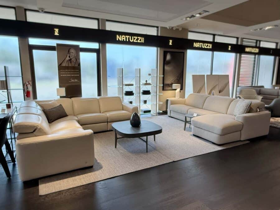 Natuzzi Italia Diesis 5pc Power Sectional and Chaise sofa