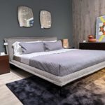 Calligaris Fluff King Bed Grey