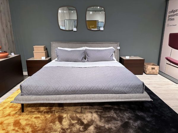 Calligaris Fluff King Bed Grey 2