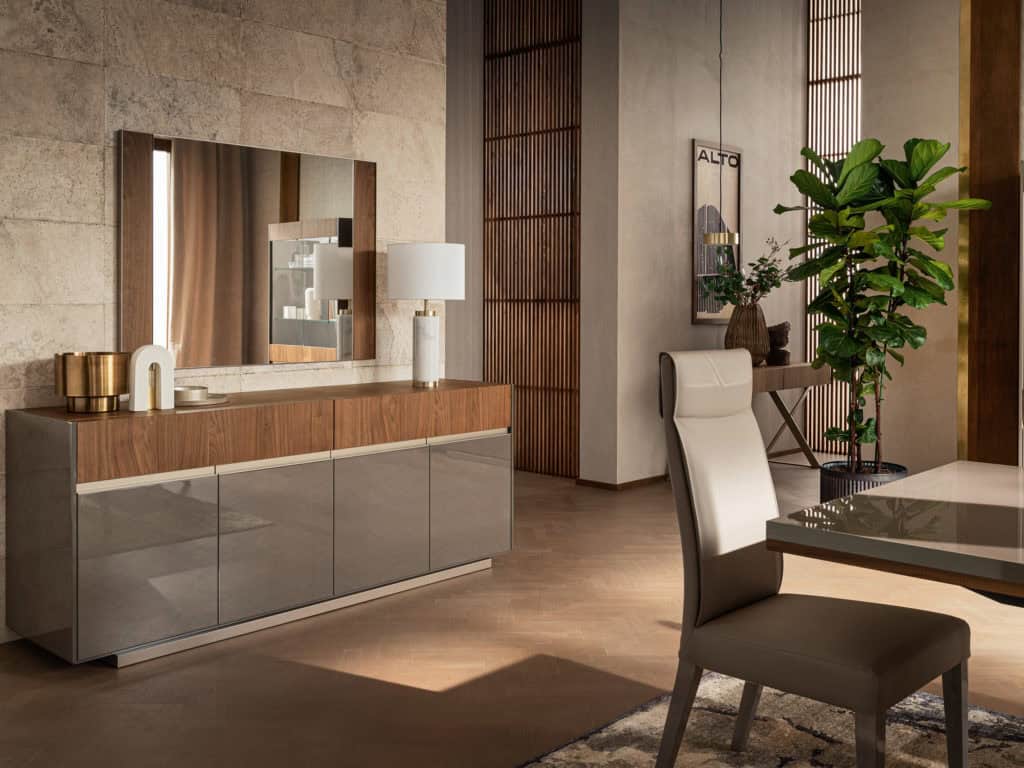 イタリアンモダンプ-クレソフア Alf Italia Corso Como Buffet - Furnitalia | Sleek Storage with