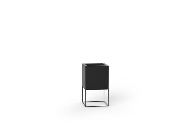 Vondom - Vela Cube Planter short Black