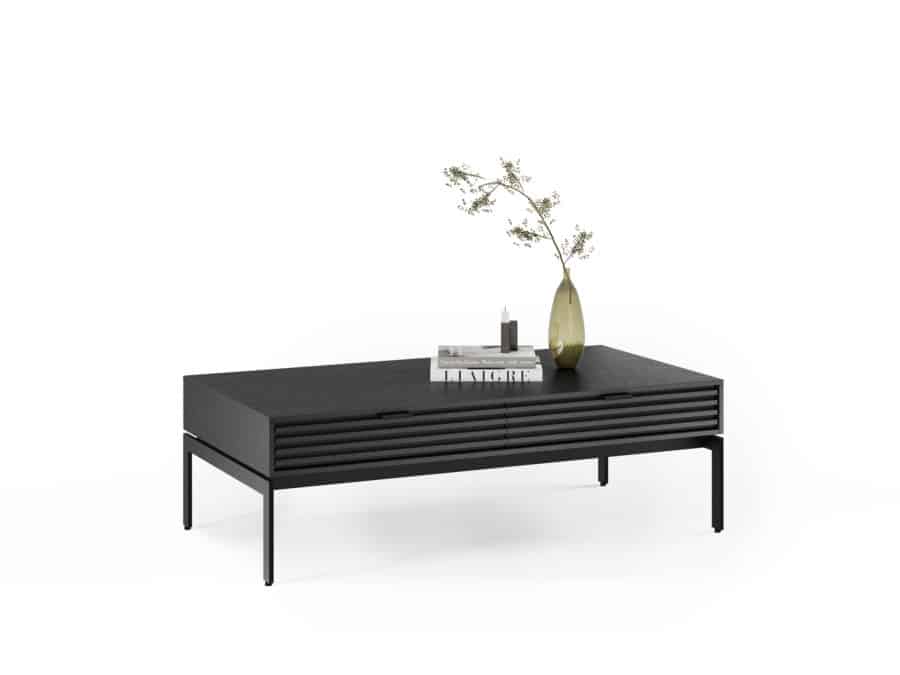 BDI Cora Coffee Table 1172 Ebonized Ash modern wood occasional table