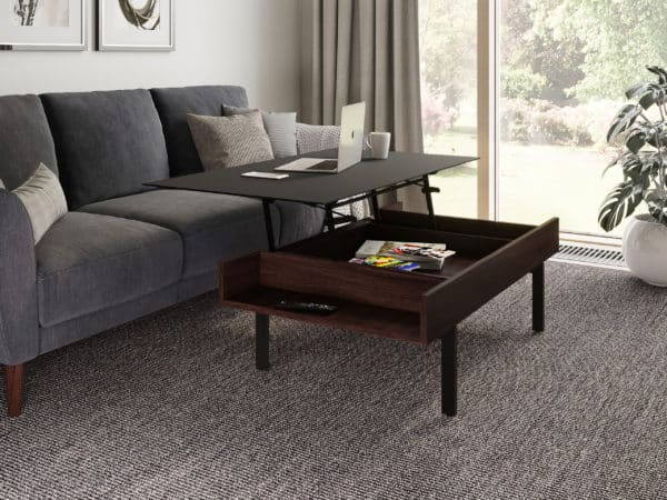 BDI Reveal table lift top coffee table CWL