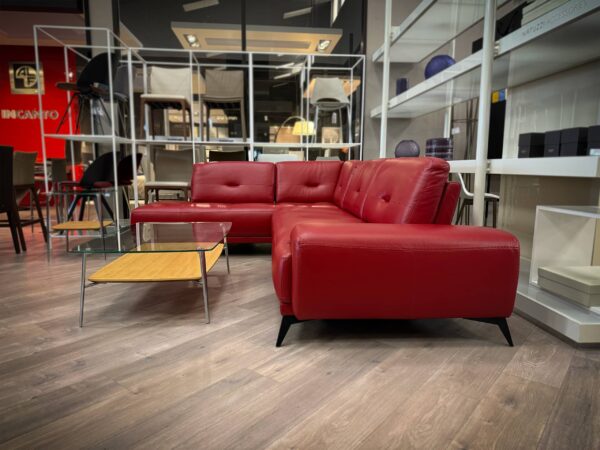 Incanto Italia Turano Sectional Red 2