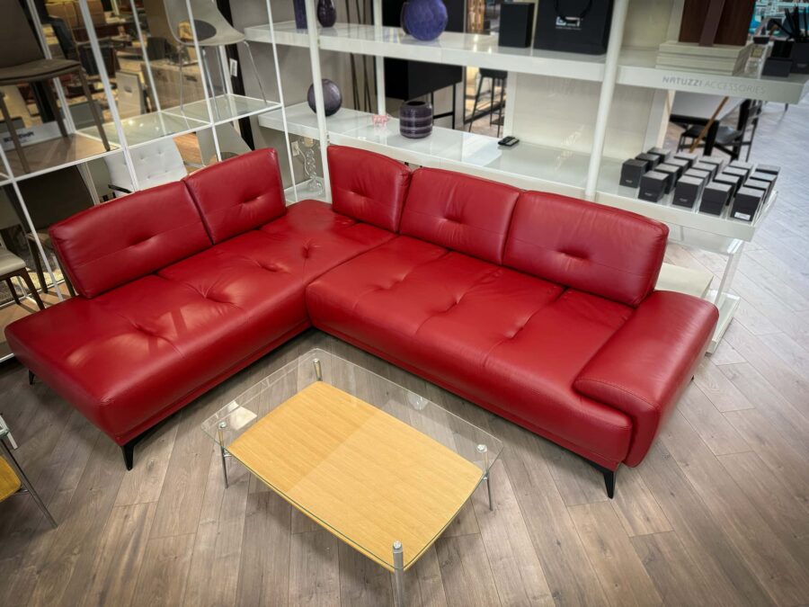 Incanto Italia Turano Sectional Red 6