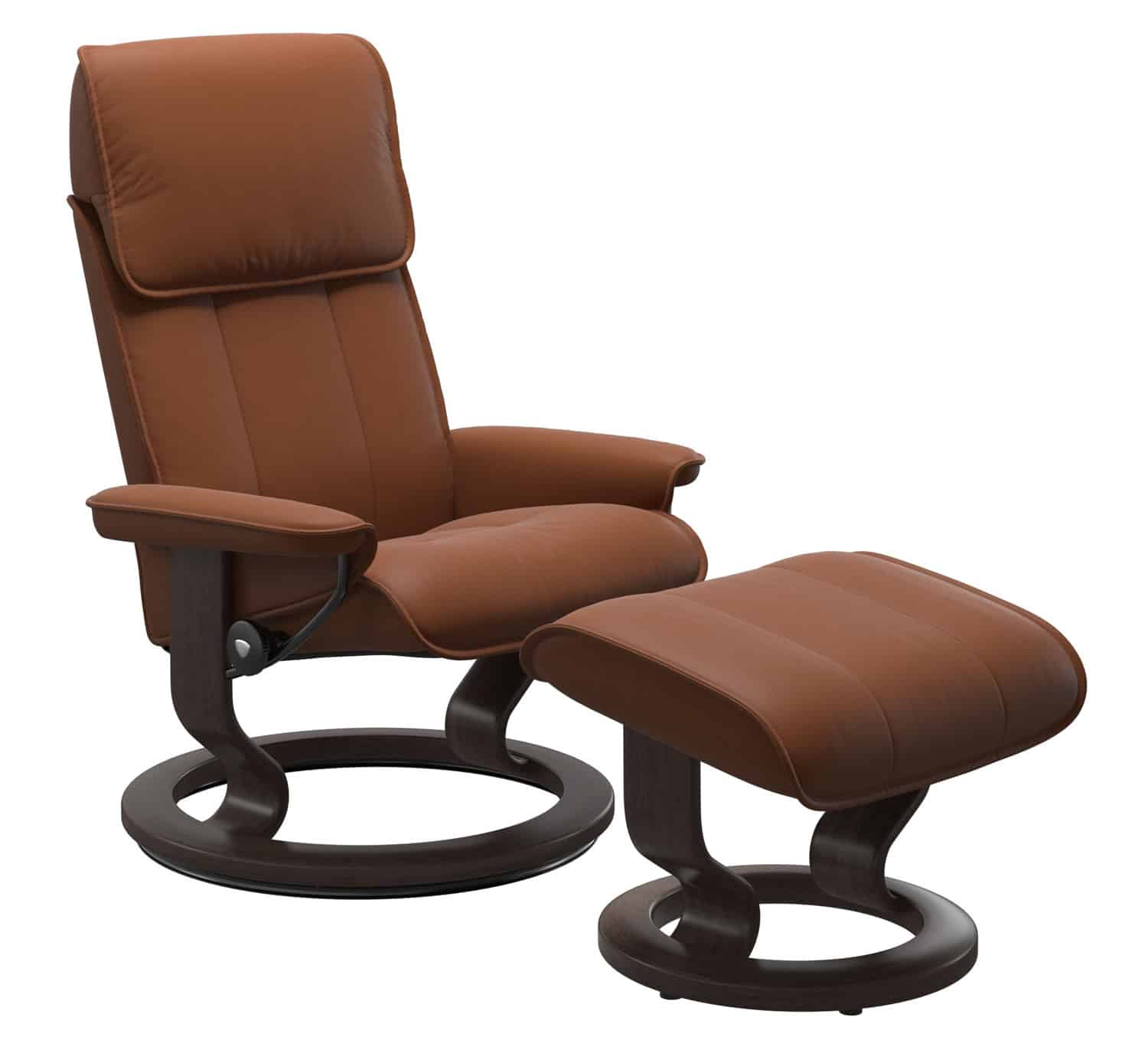 Stressless Admiral Recliner with Ottoman