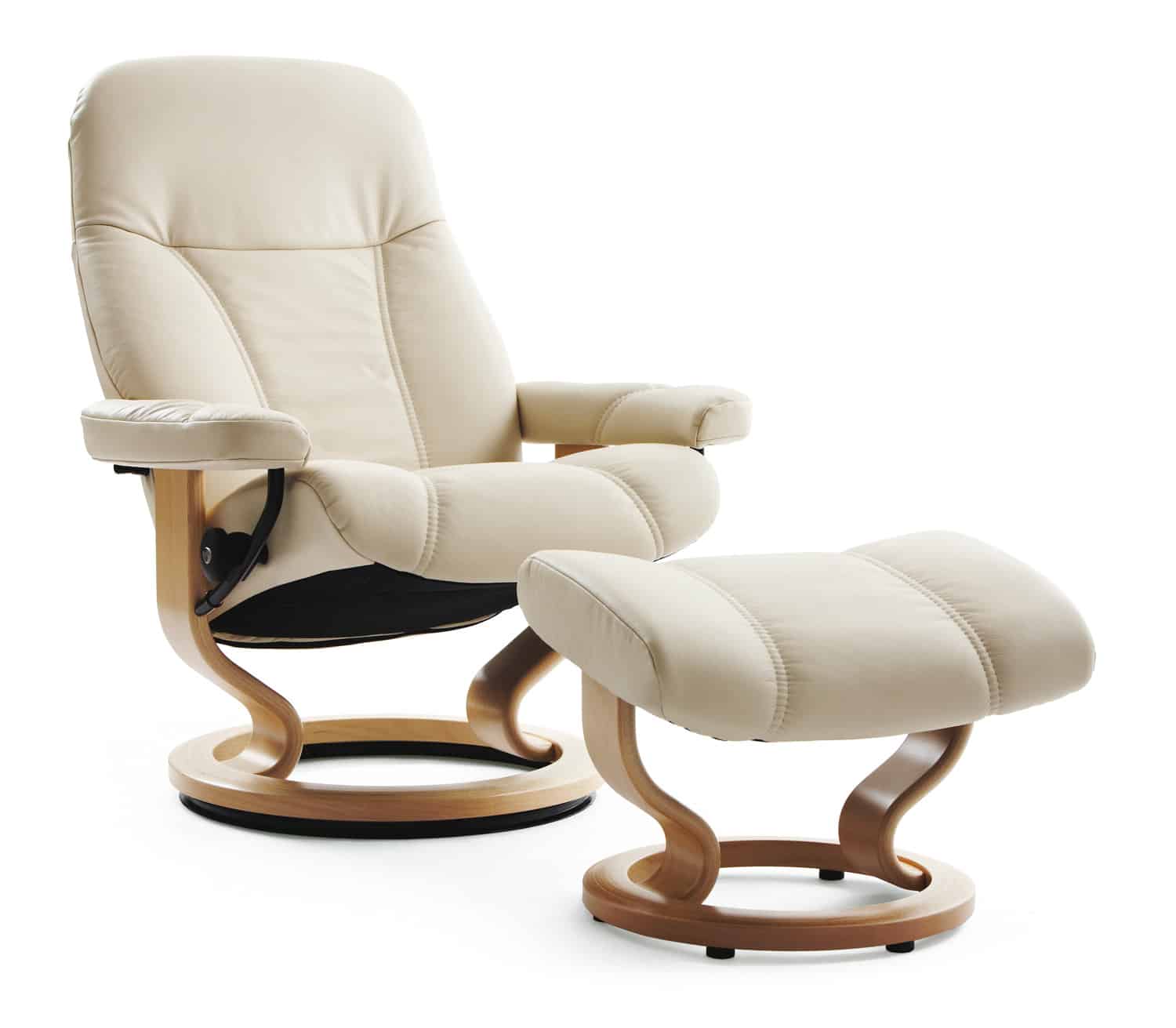 Stressless Consul Recliner with Ottoman