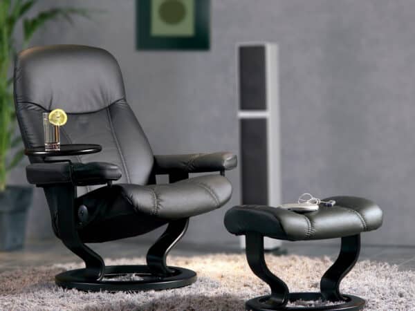 Stressless Consul Recliner with Ottoman