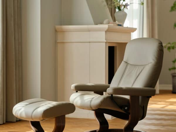 Stressless Consul Recliner with Ottoman