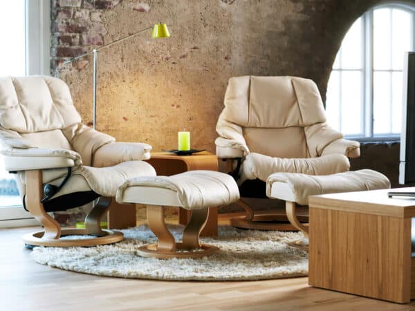 Stressless Reno Chair with Ottoman