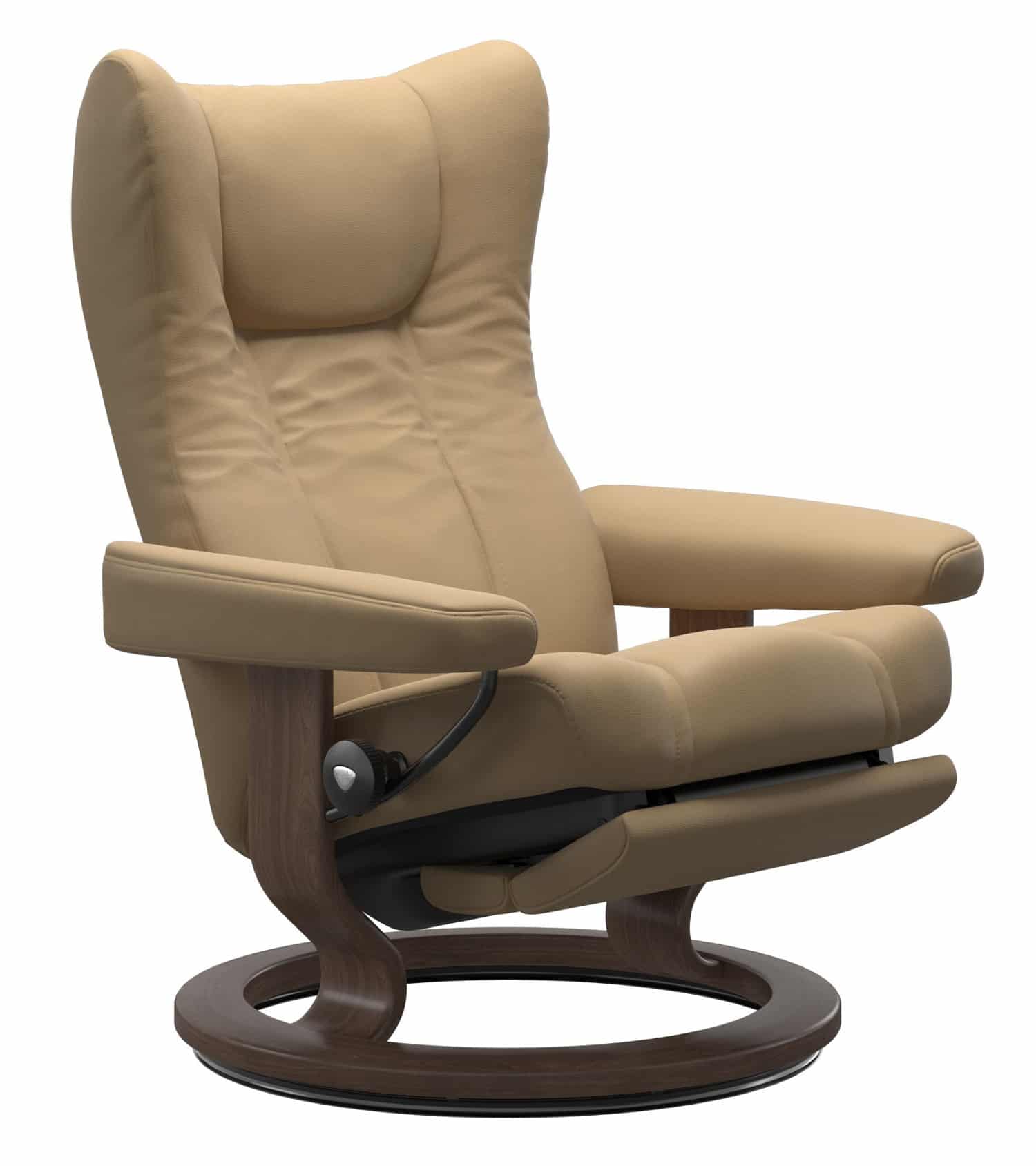 Stressless Wing Chair with Ottoman