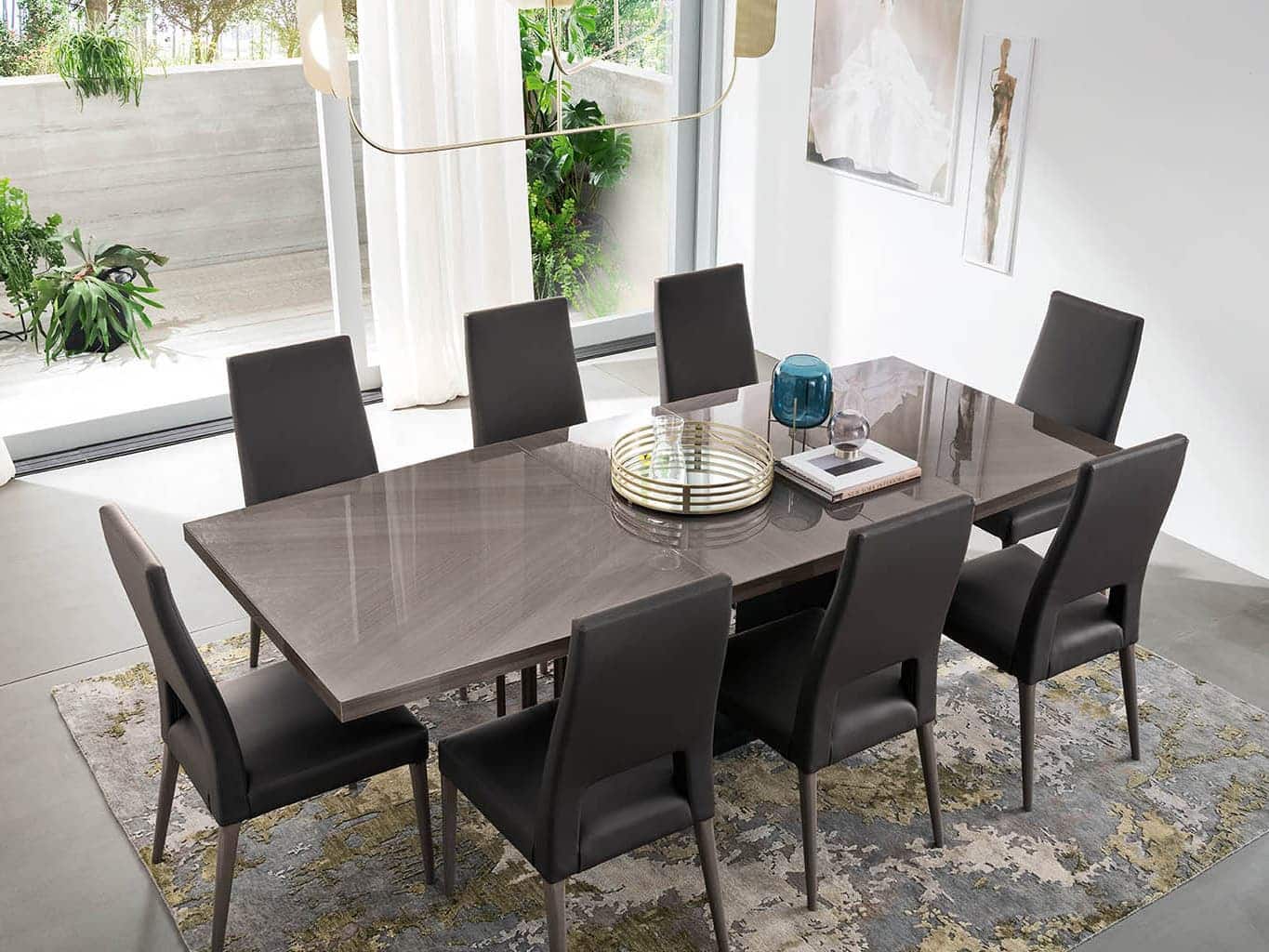 Alf Italia Olimpia Dining Set 11pc - Furnitalia | Sculptural