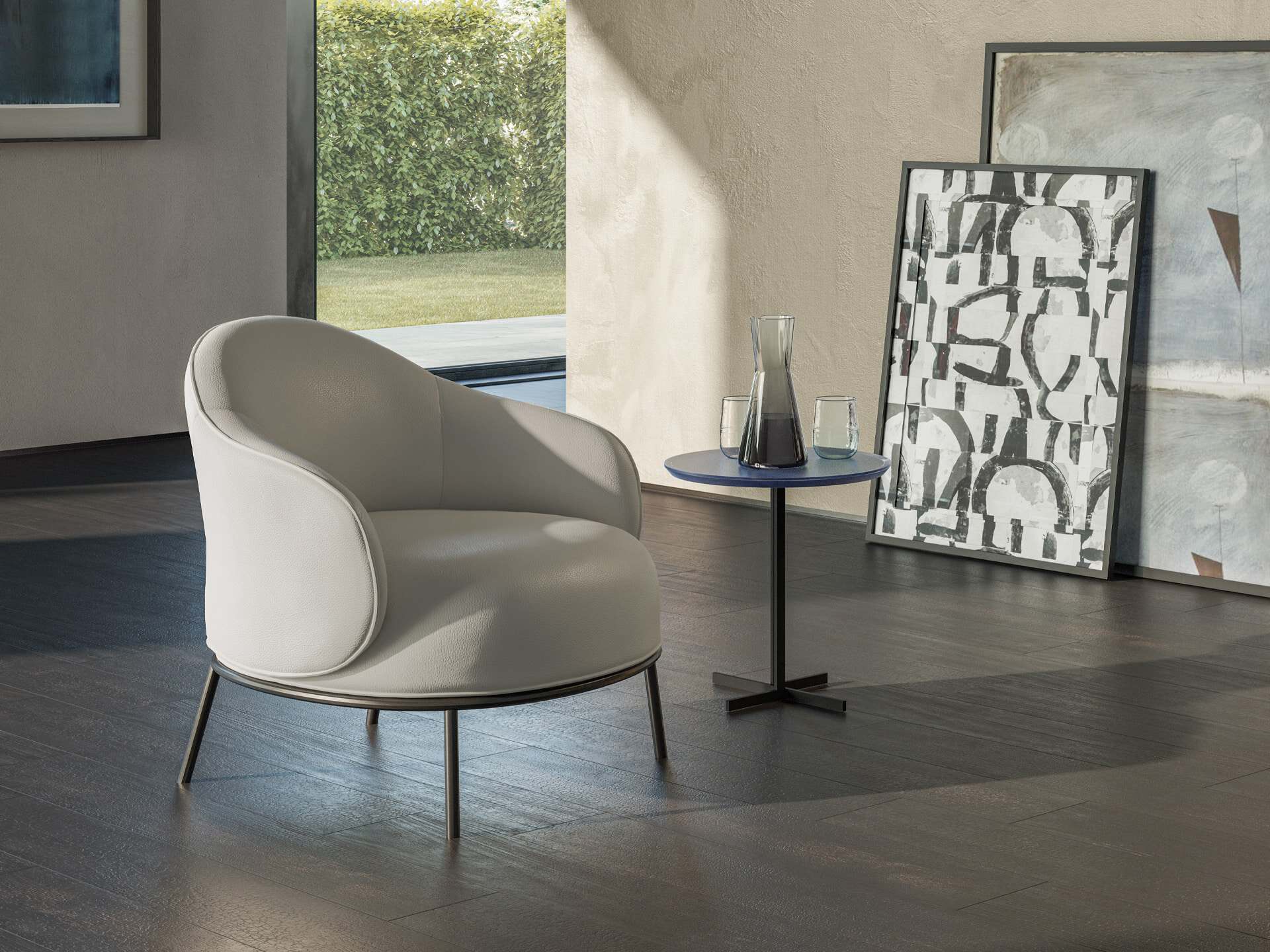 Natuzzi Italia Botanic Armchair White