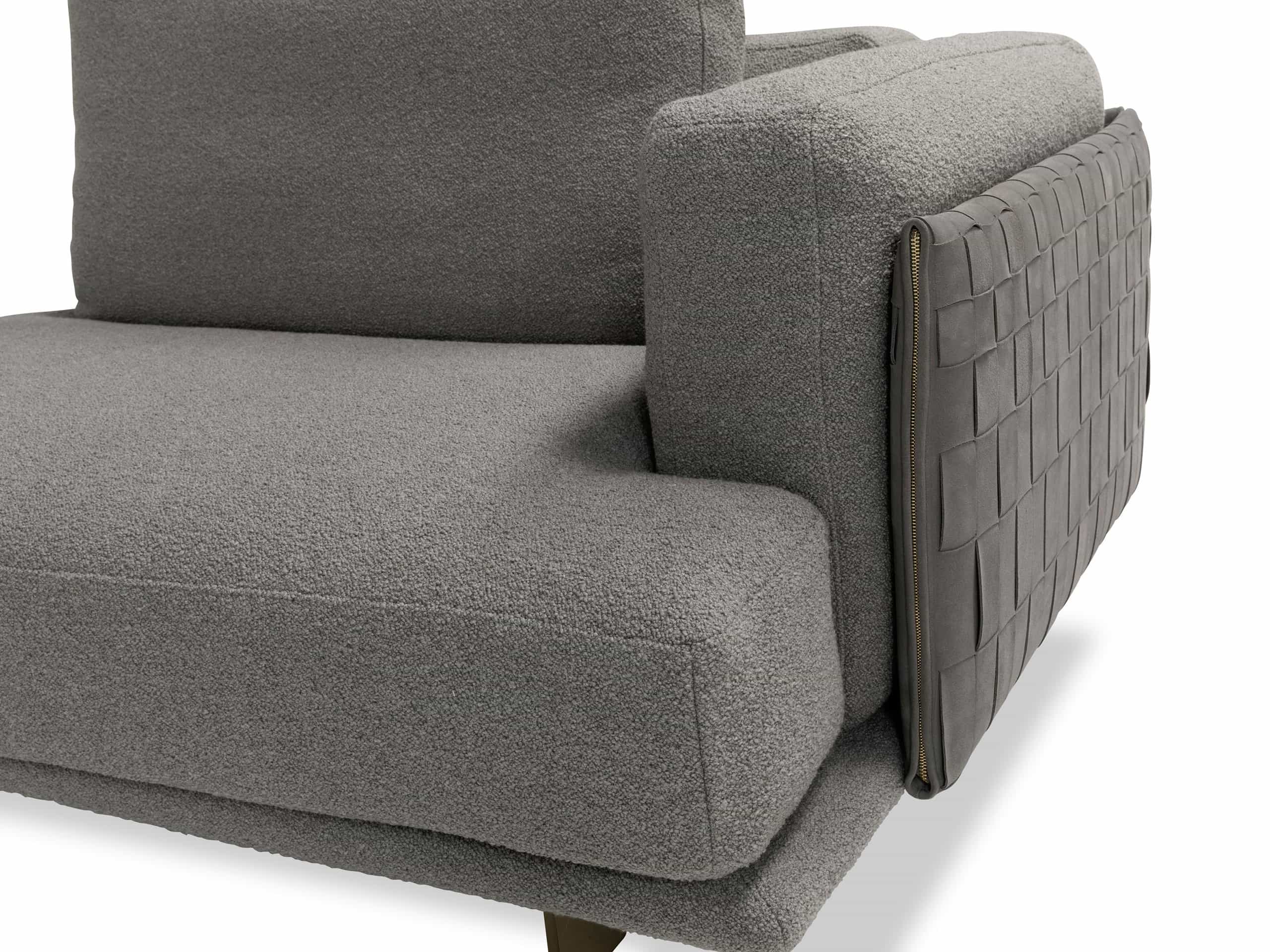 Natuzzi Italia Campus Armrest Closeup