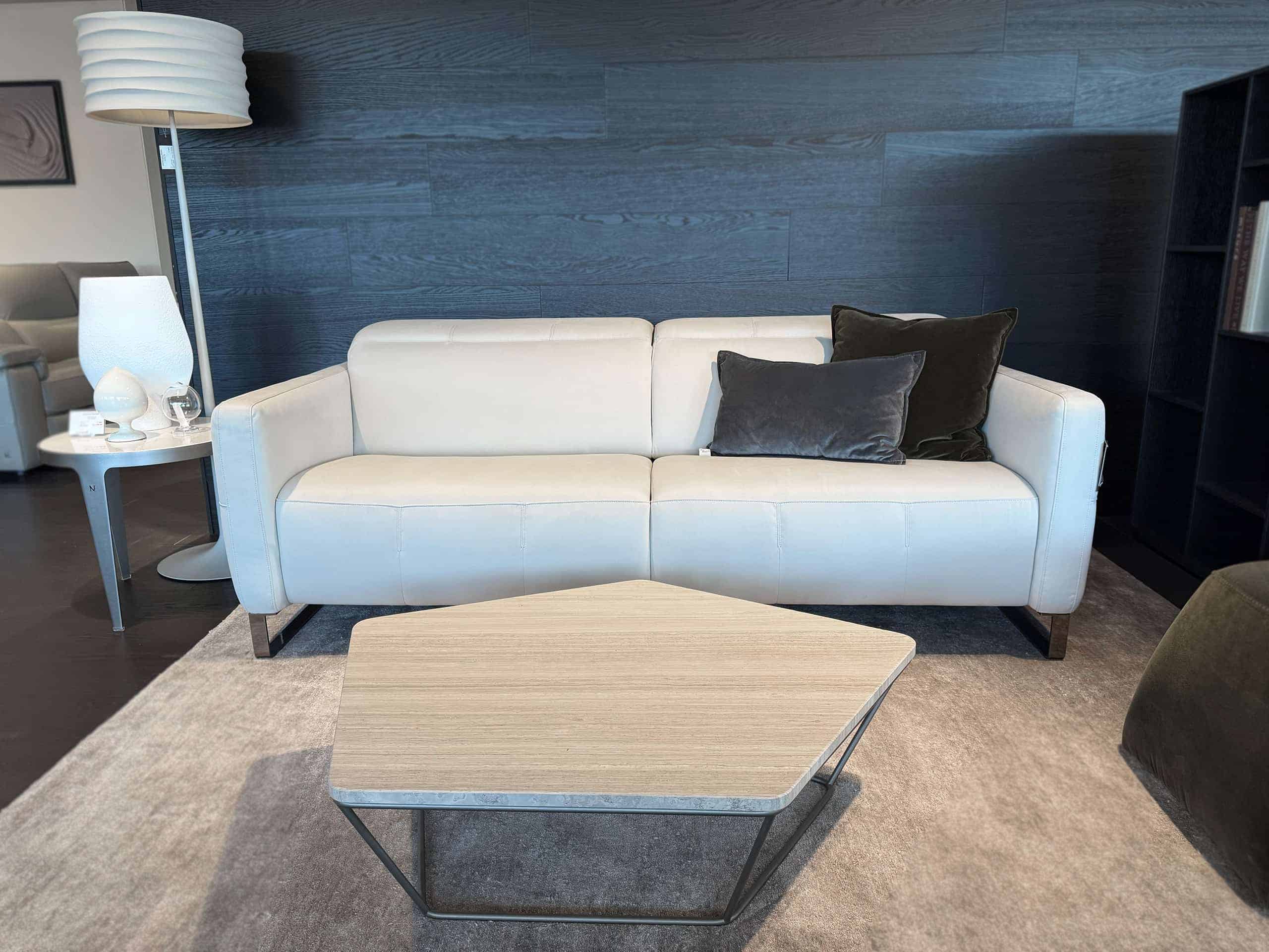 Natuzzi Italia Sophy Sofa Grey - Furnitalia | Triple-Motion Luxury