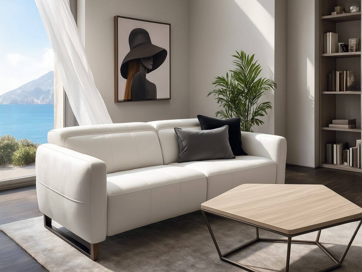 Natuzzi Italia Sophy Sofa Grey - Furnitalia | Triple-Motion Luxury