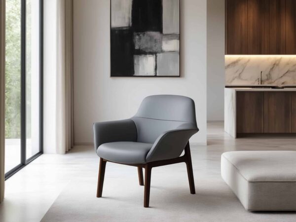 Natuzzi Italia Aura Leather Armchair