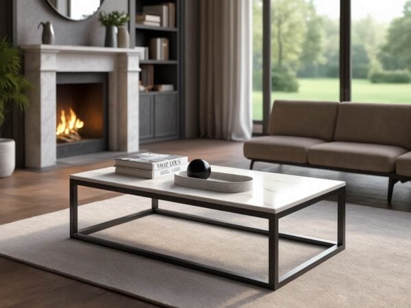 Estro Milano - Amy Coffee Table White Marble