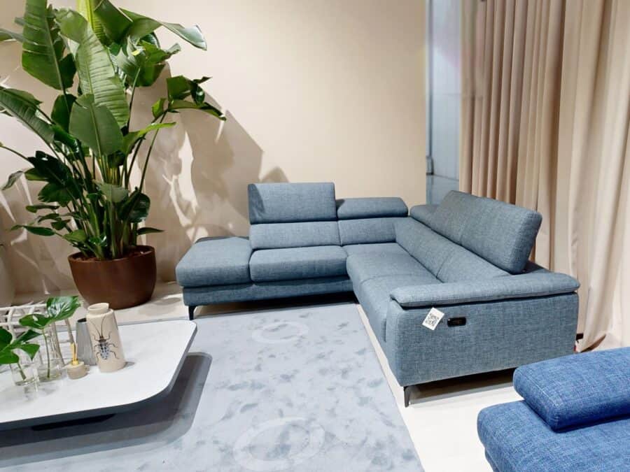Estro Milano - Tiberio Sectional Avion Blue 4