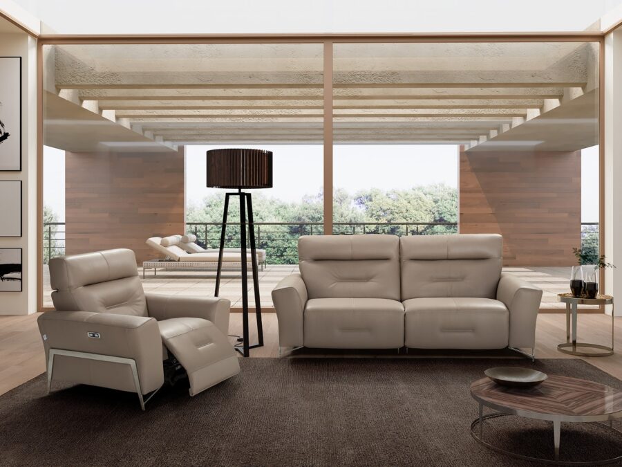 Incanto Italia i779 power sofa and armchair