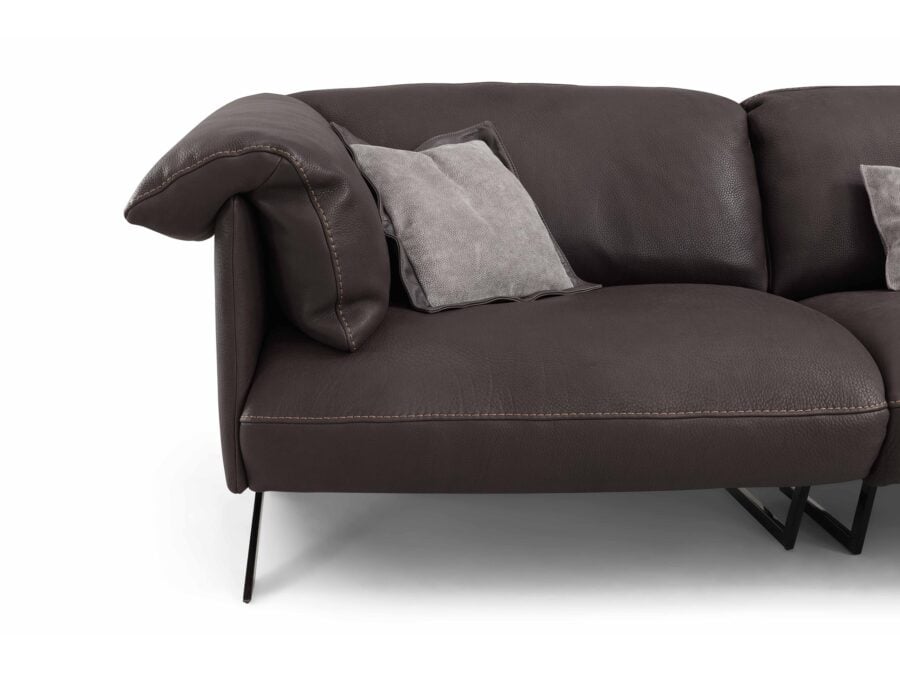 Incanto Italia - Maral i906 4pc Sectional Dark Brown 5