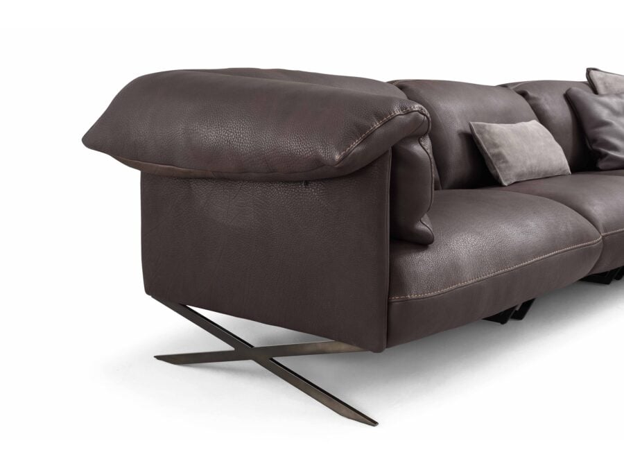 Incanto Italia - Maral i906 4pc Sectional Dark Brown 6