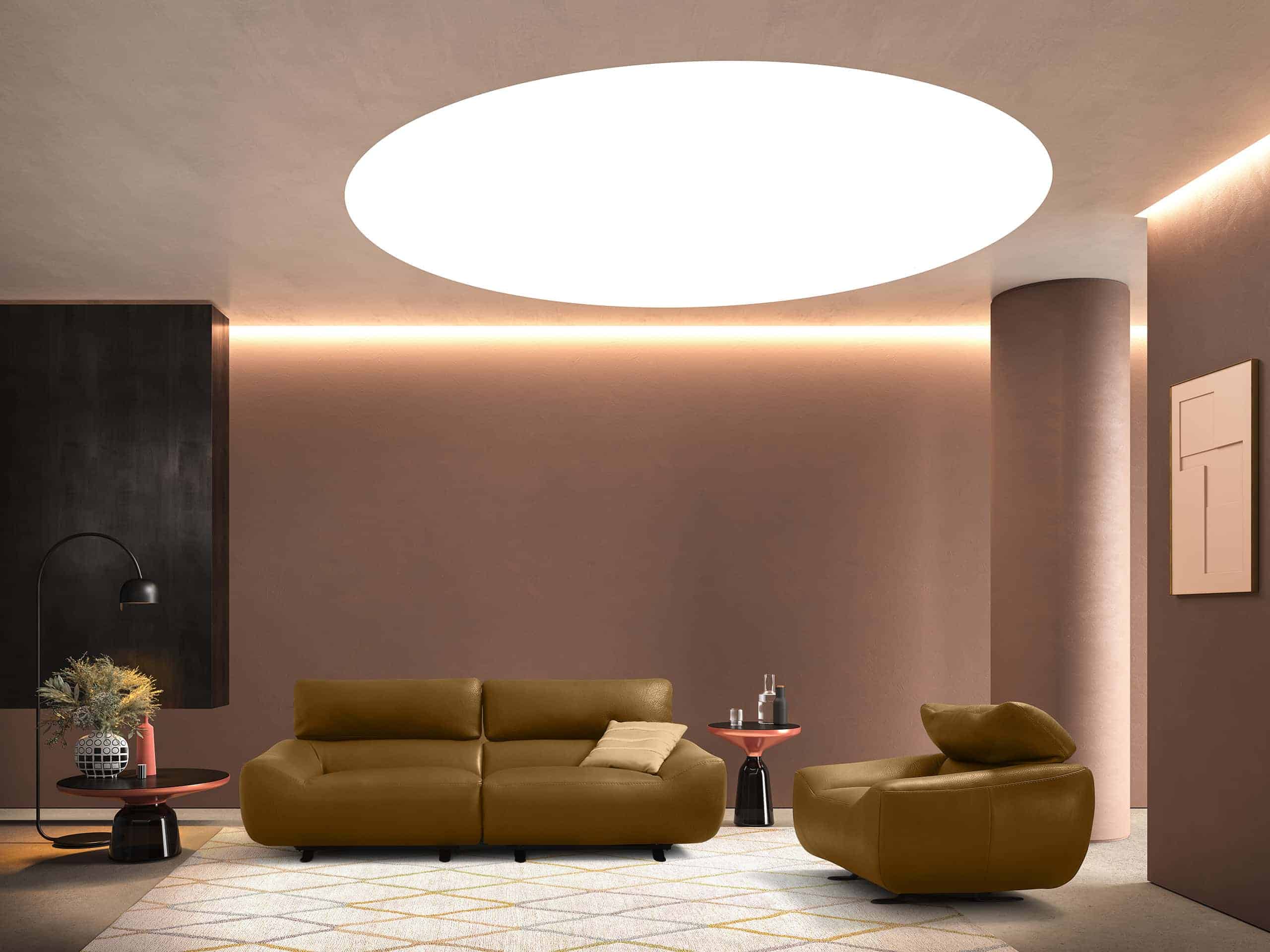 Incanto Italia - Rocky I844 Sofa and Rocking Armchair Set