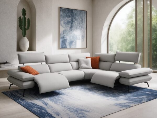 Incanto I861 Mira 4pc Power Sectional Cream