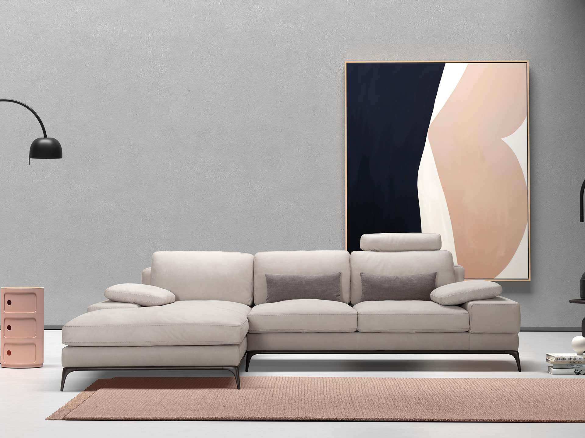 Incanto i806 Vogue L Chaise Sectional