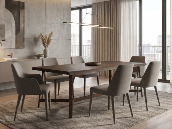 Calligaris Status CS4090 Dining Table Dark Oak