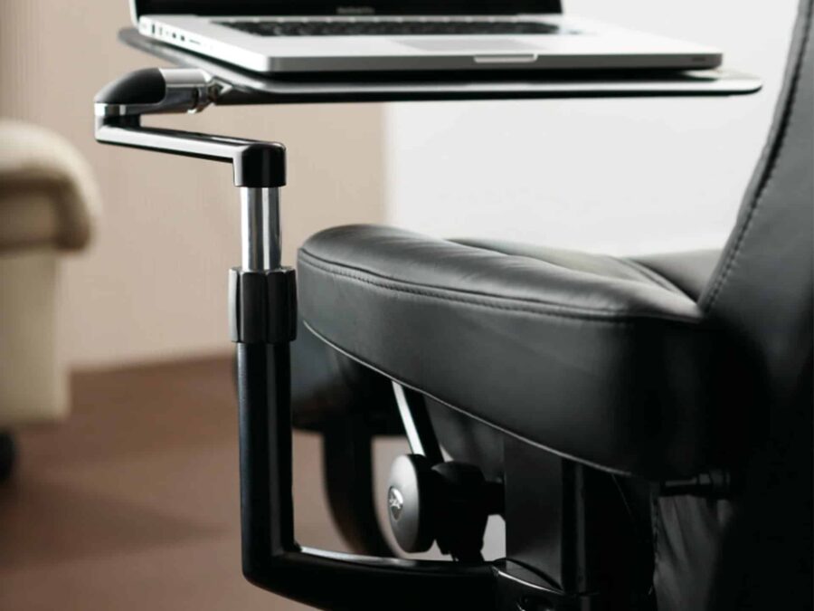Stressless Wood Computer Table for Classic Recliners