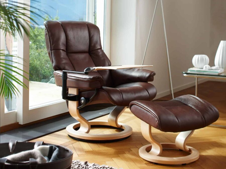 Stressless Wood Computer Table for Classic Recliners
