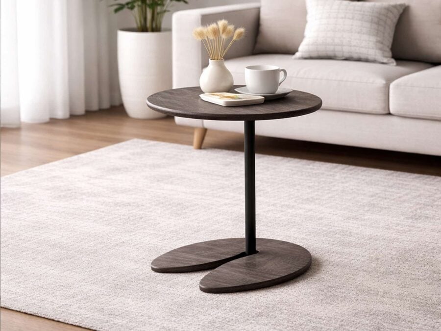 Stressless Grey Wood Ellipse Table