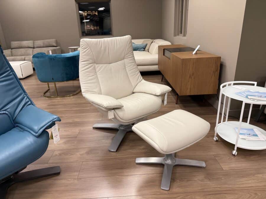 RE-VIVE Casual Recliner with Ottoman - Image 3
