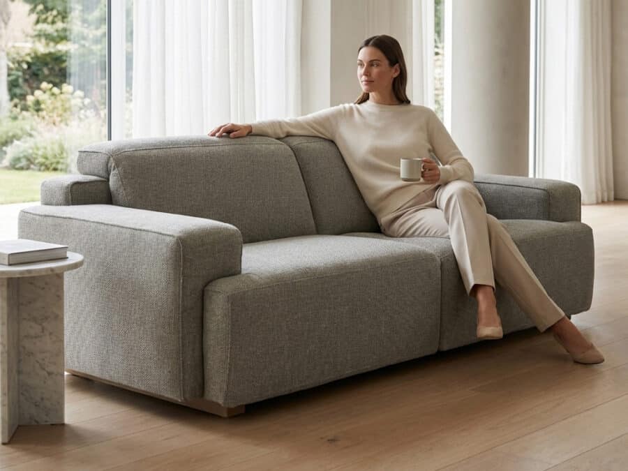 Natuzzi Italia - Iago Fabric Sofa - in use view