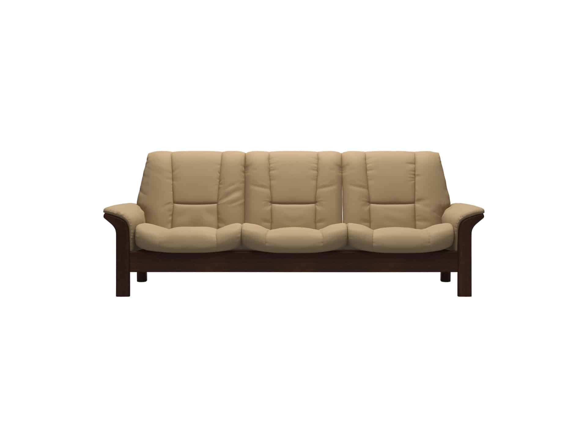 Stressless Buckingham 3-seat sofa low-back Paloma Sand