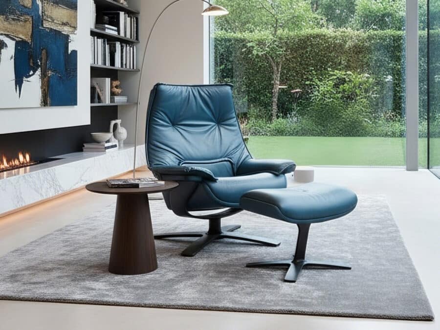 Natuzzi Italia Re-Vive Linear Recliner - Furnitalia | Perfect