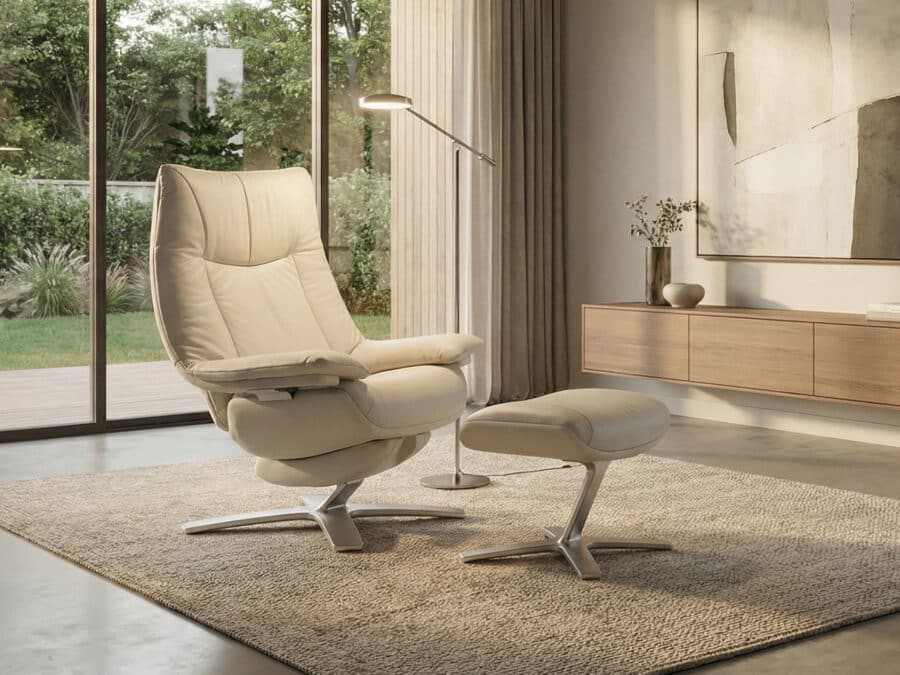 Natuzzi Italia Re-Vive Casual Recliner