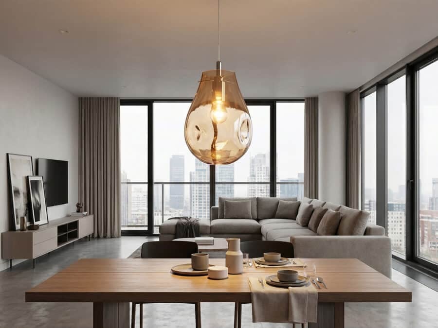 Eurofase Benalto Amber Pendant